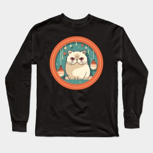 Exotic Shorthair Cat Xmas Xmas Ornament, Love Cats Long Sleeve T-Shirt